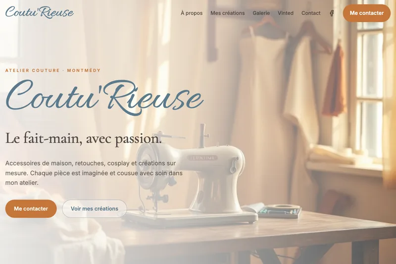 Capture du site Coutu'Rieuse