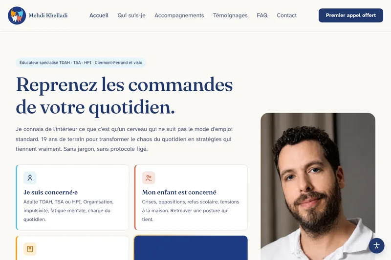 Capture du site Educ Care